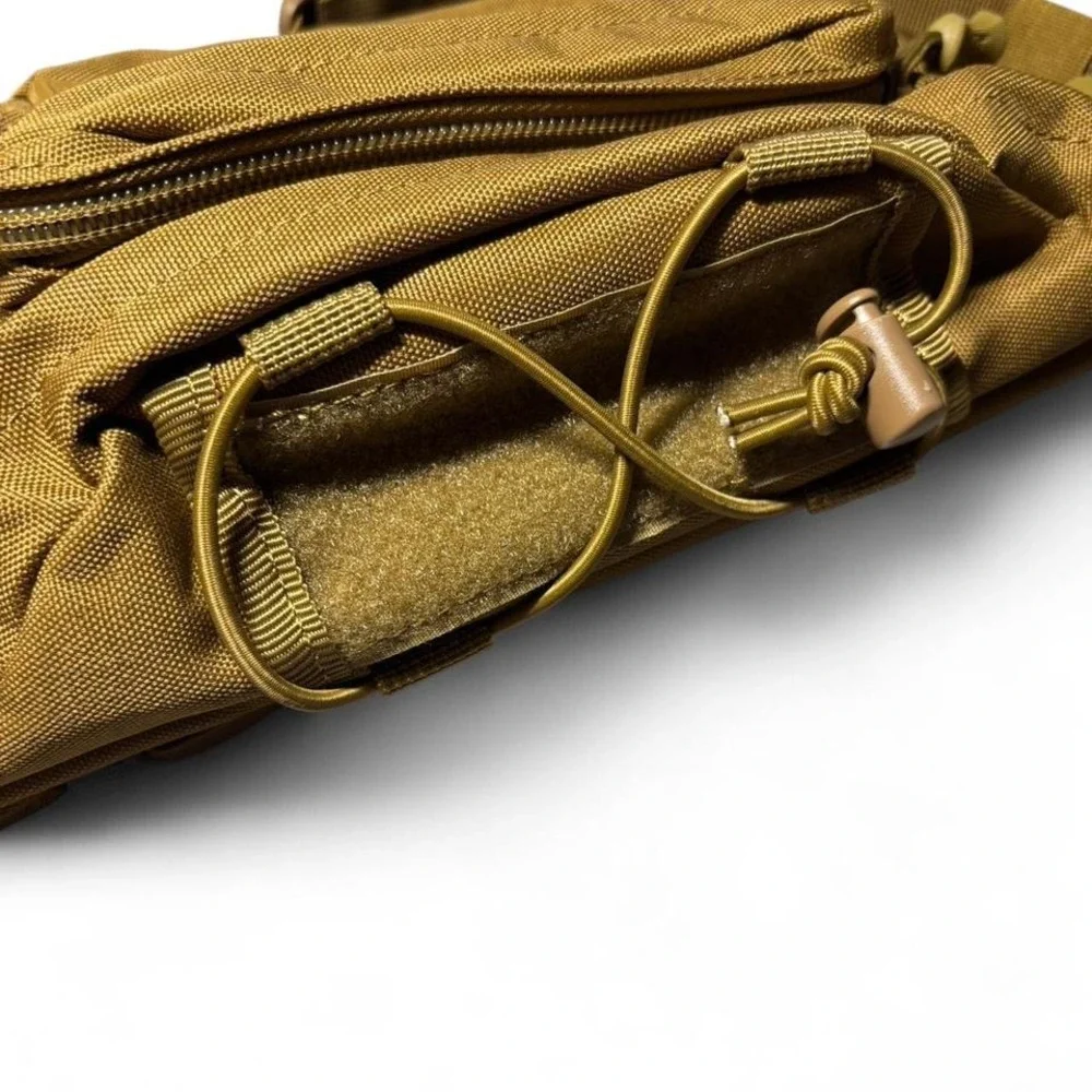 Highland Tactical Fanny Pack Tan‎ Waist Bag Pouch MOLLE Tactical Gear